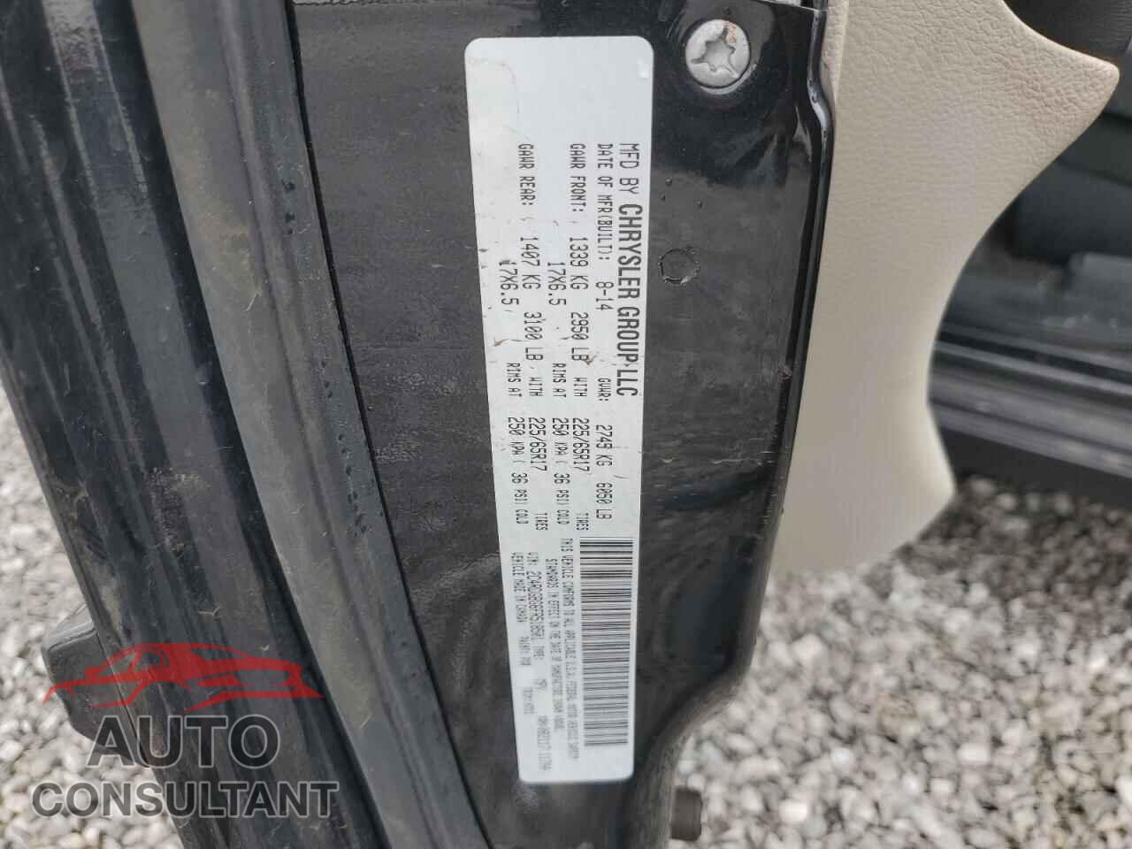 DODGE CARAVAN 2015 - 2C4RDGBG6FR518501