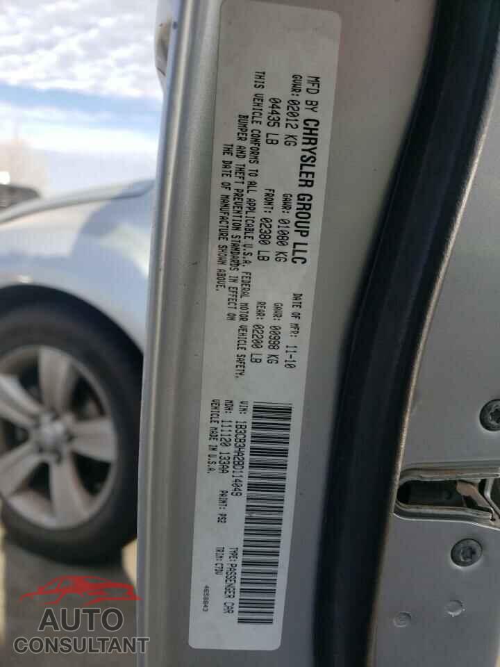 DODGE CALIBER 2011 - 1B3CB3HA2BD114049