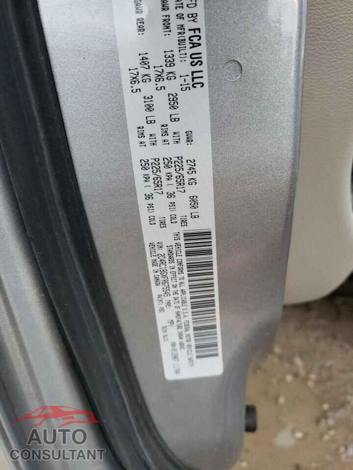 DODGE CARAVAN 2019 - 2C4RDGCG3KR545938