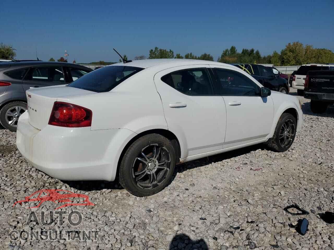 DODGE AVENGER 2013 - 1C3CDZAB8DN551909