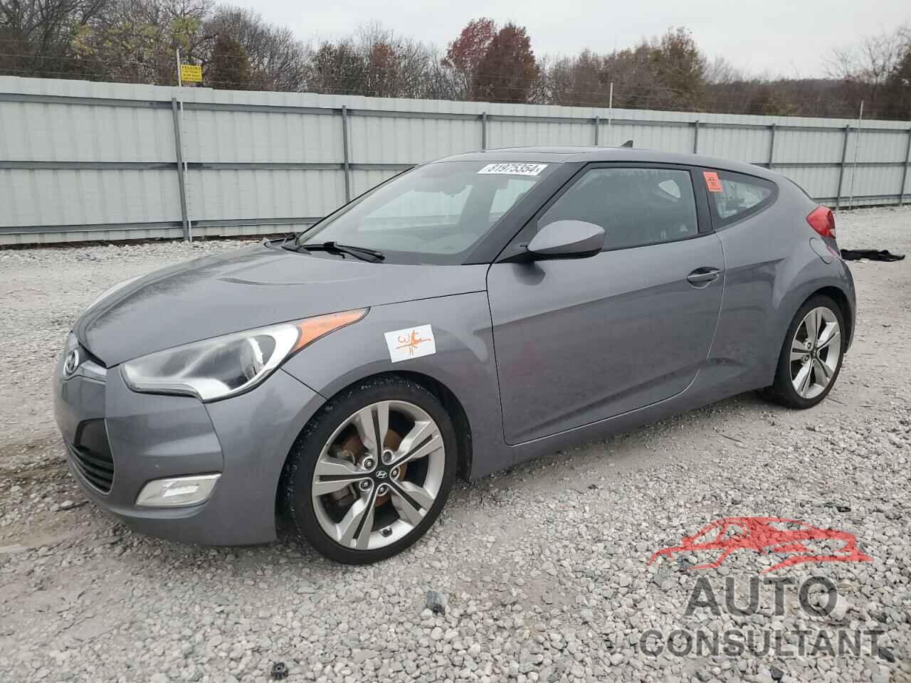 HYUNDAI VELOSTER 2017 - KMHTC6AD9HU314397