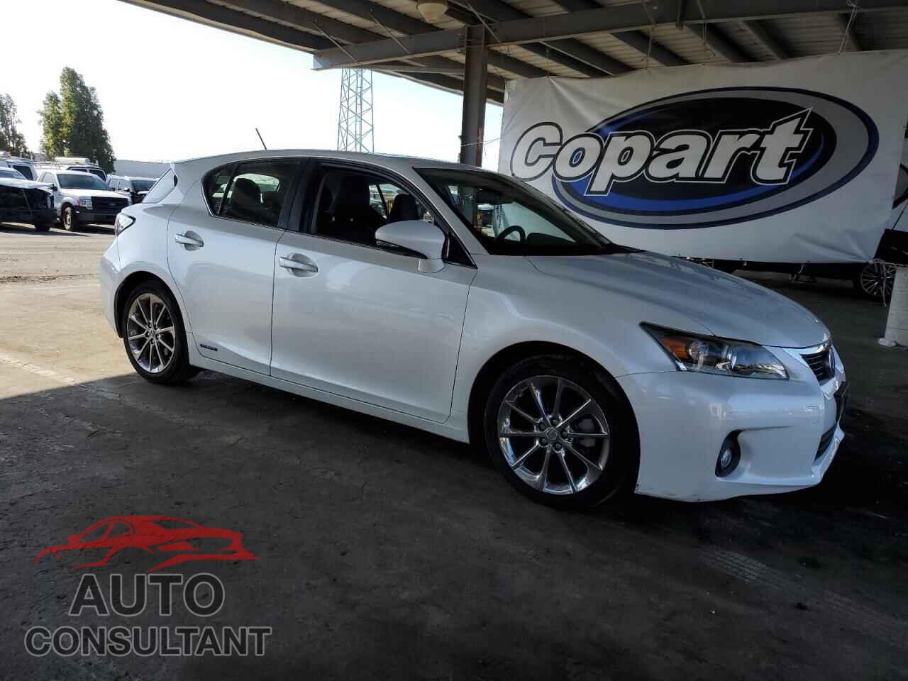 LEXUS CT 200 2012 - JTHKD5BH3C2100808