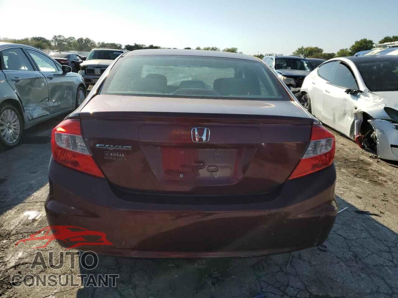 HONDA CIVIC 2012 - 19XFB2F5XCE080406