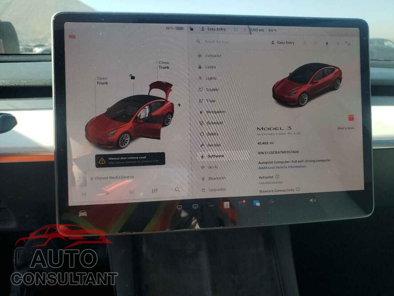 TESLA MODEL 3 2021 - 5YJ3E1EA7MF057499