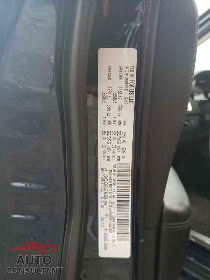 DODGE DURANGO 2018 - 1C4RDJDG7JC142998