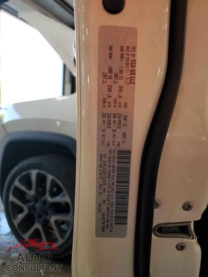 JEEP COMPASS 2017 - 3C4NJDCBXHT635376