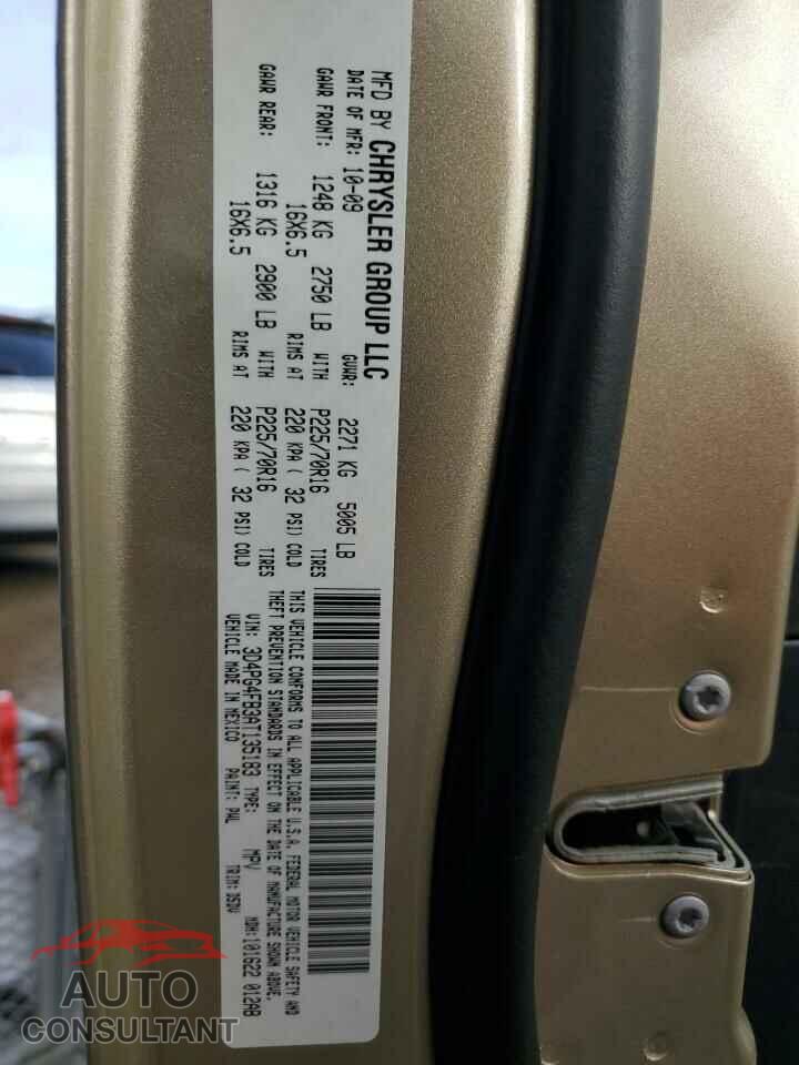 DODGE JOURNEY 2010 - 3D4PG4FB3AT135183