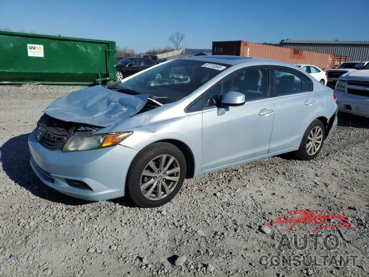 HONDA CIVIC 2012 - 19XFB2F88CE001681