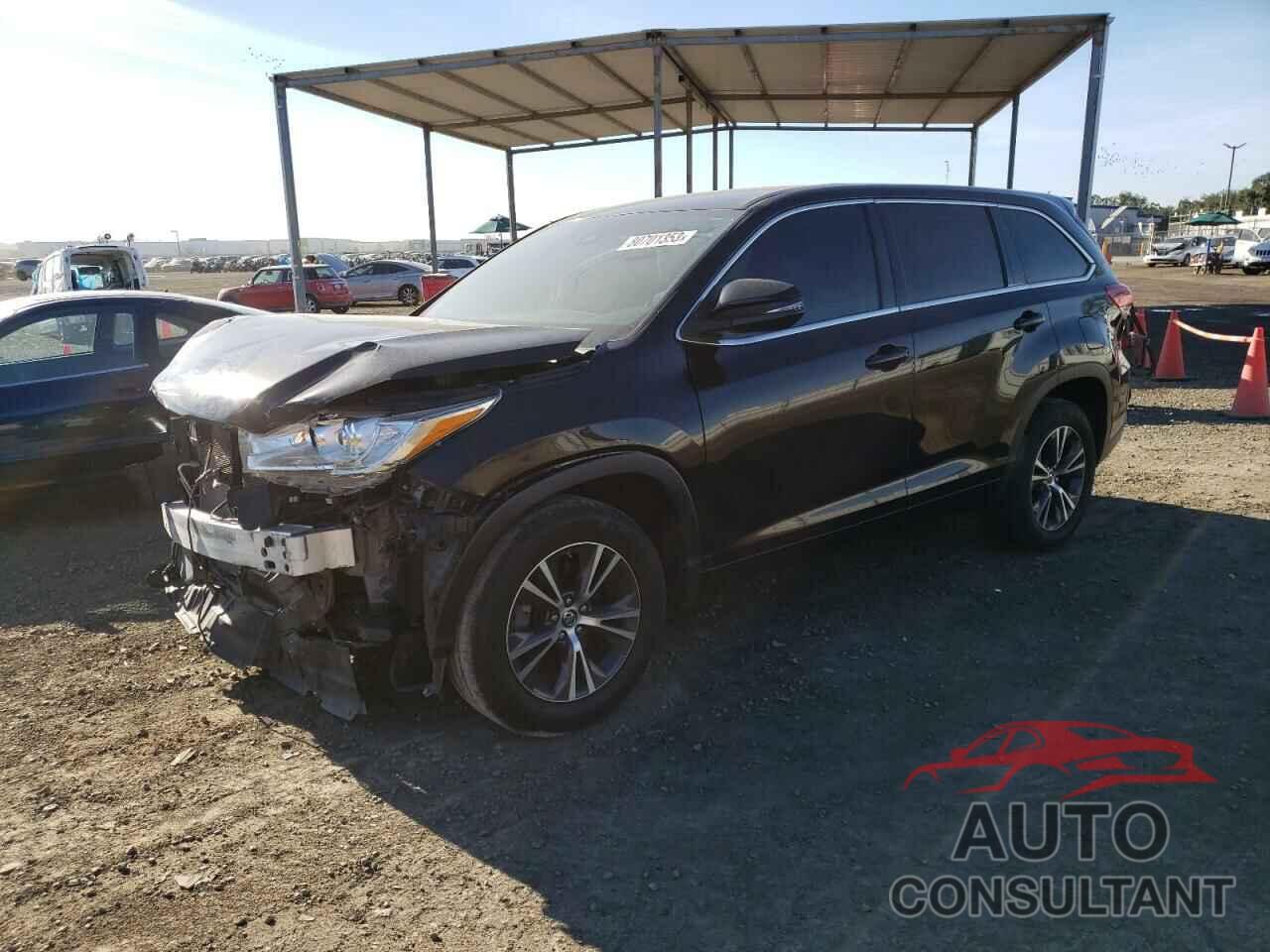 TOYOTA HIGHLANDER 2018 - 5TDZARFH1JS037725