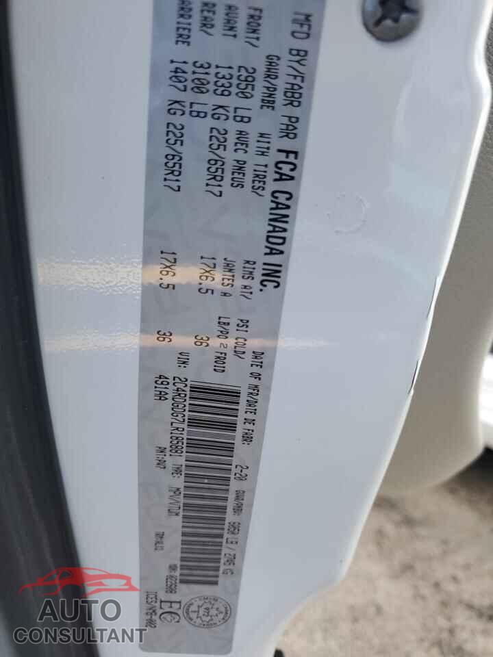 DODGE CARAVAN 2020 - 2C4RDGDG7LR185881
