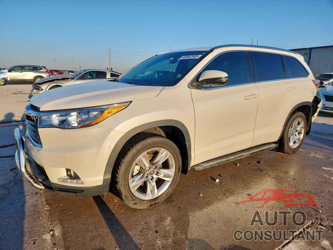 TOYOTA HIGHLANDER 2016 - 5TDYKRFH2GS137124