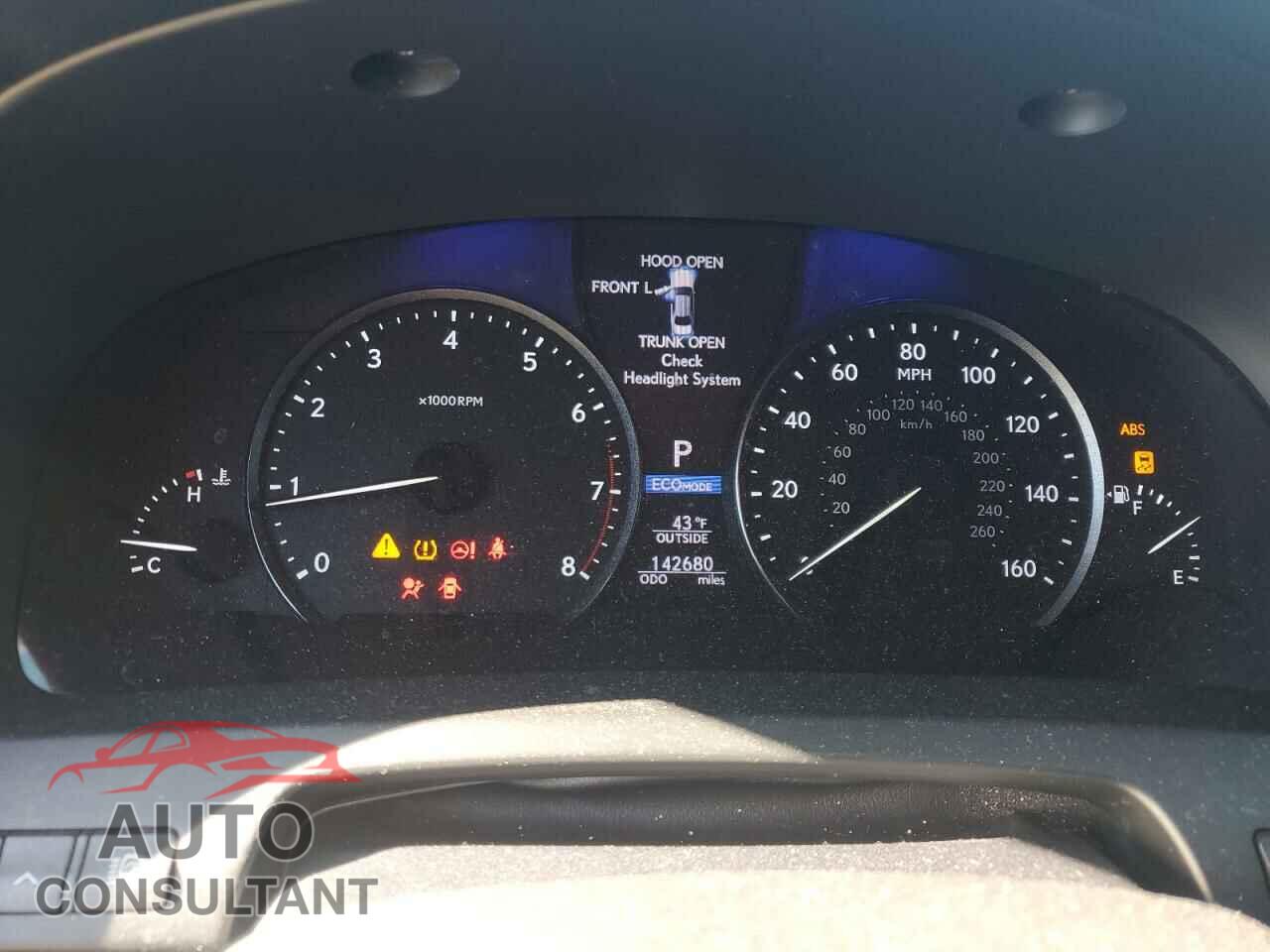 LEXUS LS460 2013 - JTHCL5EF3D5019390