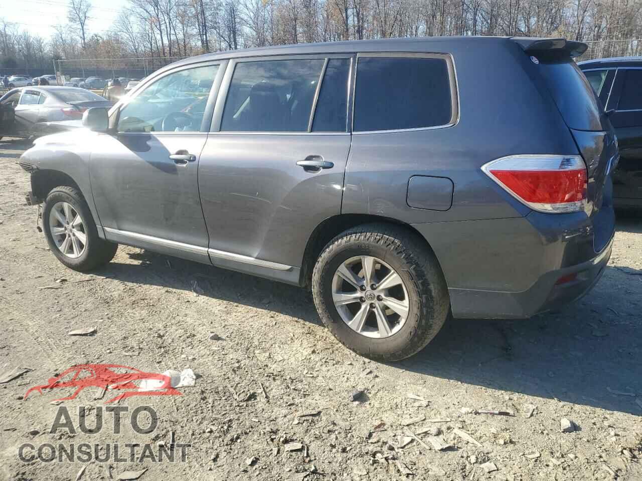 TOYOTA HIGHLANDER 2013 - 5TDZA3EH5DS038542