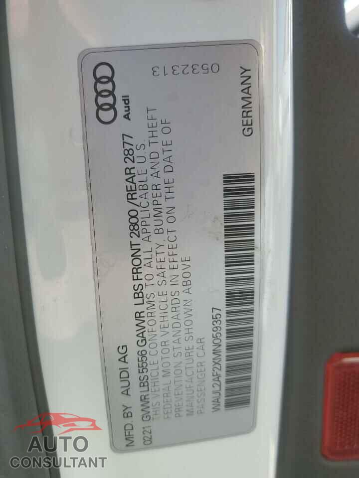 AUDI A6 2021 - WAUL2AF2XMN059357