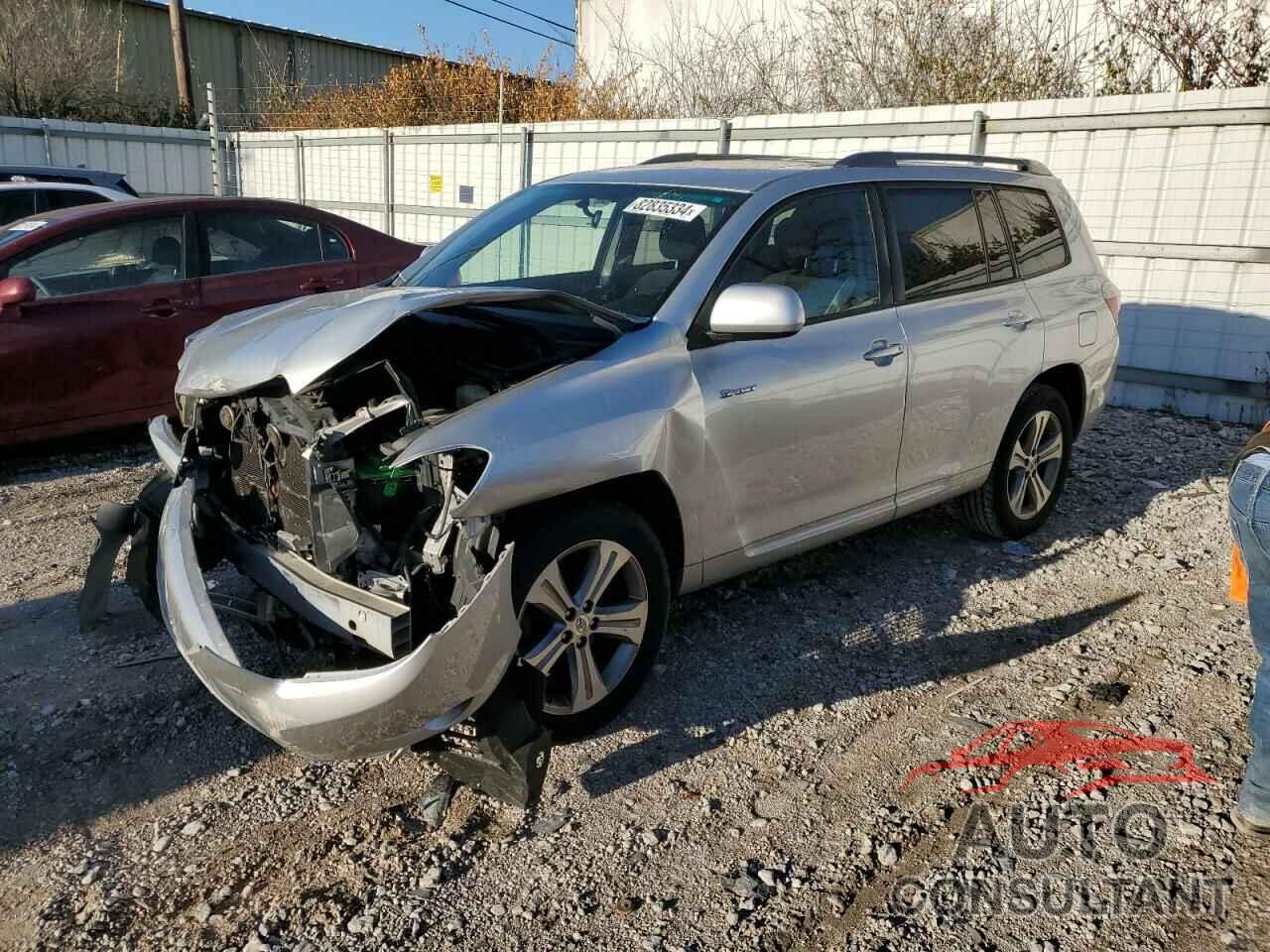 TOYOTA HIGHLANDER 2009 - JTEES43A192143578