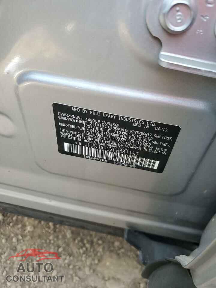 SUBARU FORESTER 2014 - JF2SJAECXEH441157