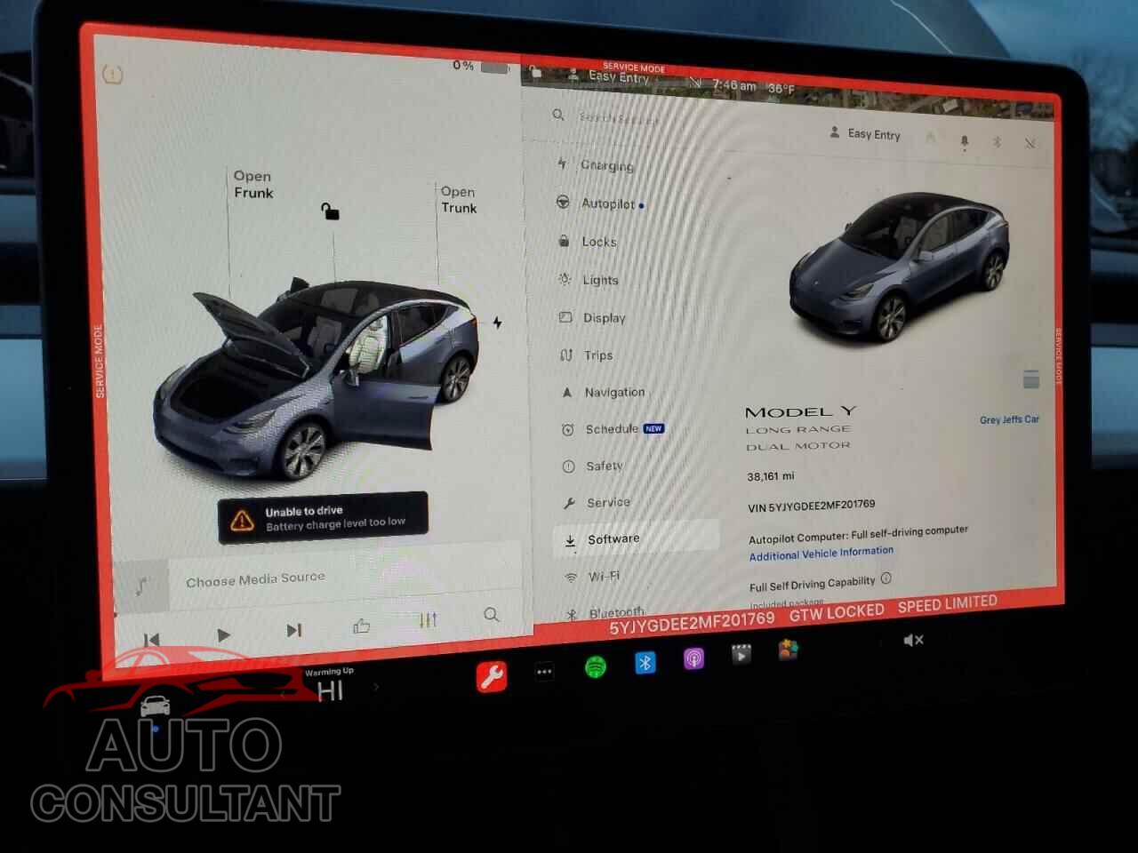 TESLA MODEL Y 2021 - 5YJYGDEE2MF201769