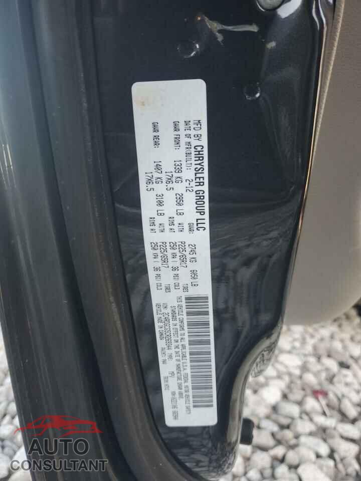DODGE CARAVAN 2012 - 2C4RDGCG5CR269344