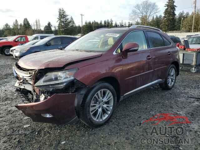 LEXUS RX450 2013 - JTJBC1BA7D2450912