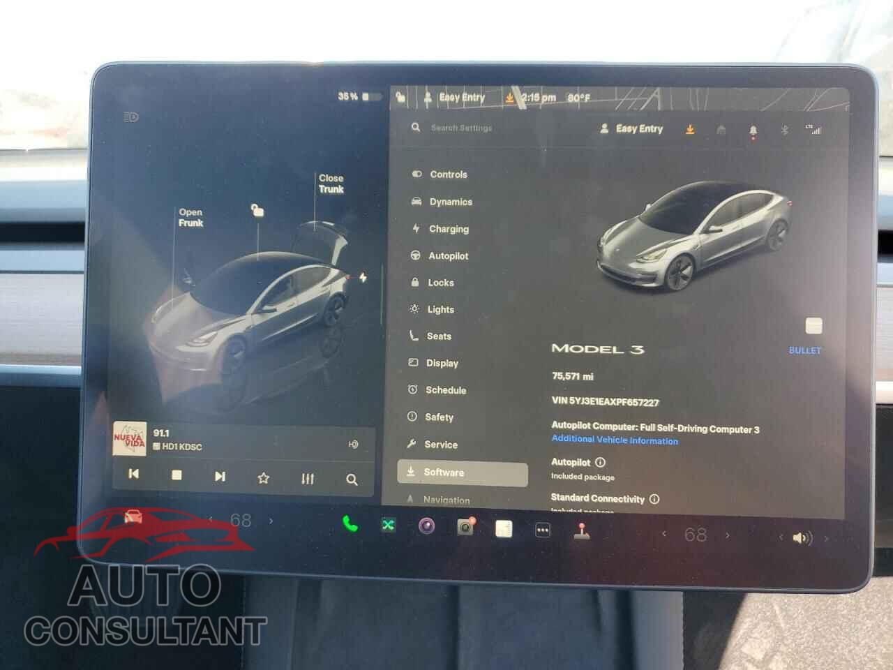 TESLA MODEL 3 2023 - 5YJ3E1EAXPF657227