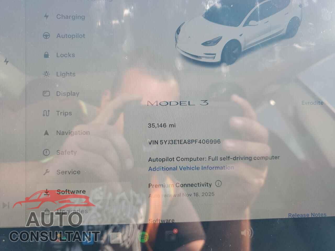 TESLA MODEL 3 2023 - 5YJ3E1EA8PF406996