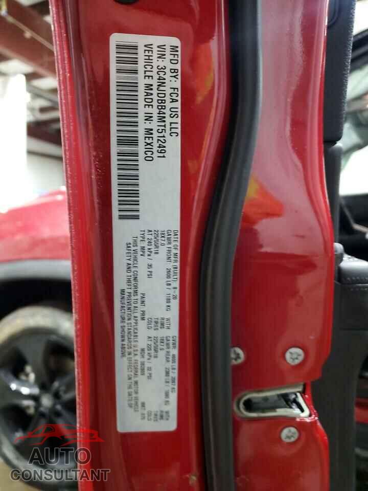 JEEP COMPASS 2021 - 3C4NJDBB4MT512491
