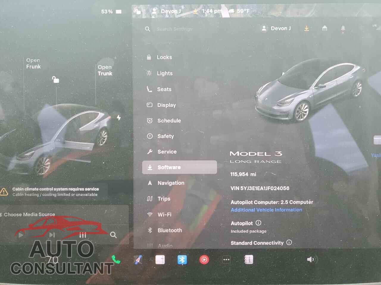 TESLA MODEL 3 2018 - 5YJ3E1EA1JF024056