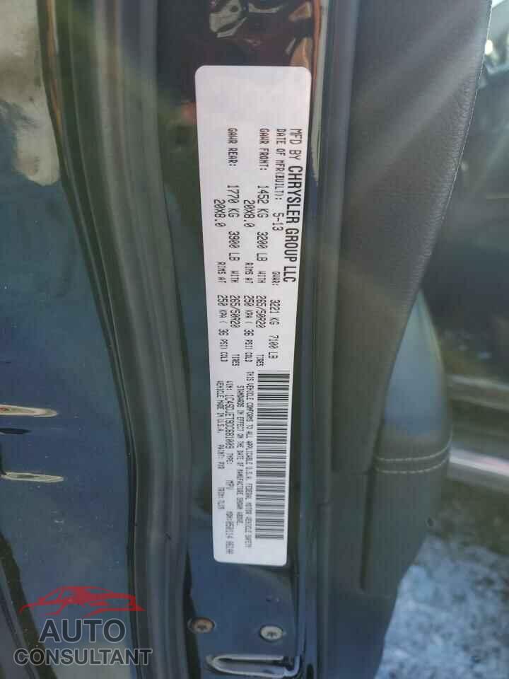 DODGE DURANGO 2013 - 1C4SDJET9DC681009