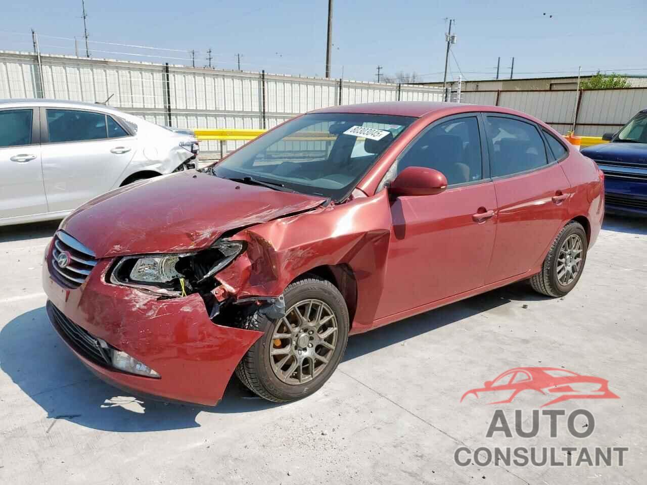 HYUNDAI ELANTRA 2010 - KMHDU4AD5AU179950