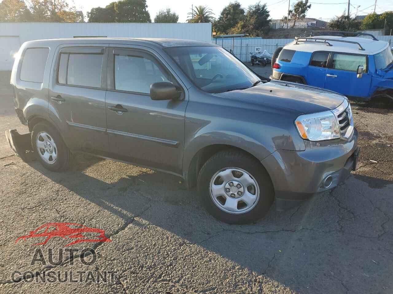 HONDA PILOT 2012 - 5FNYF3H20CB041615