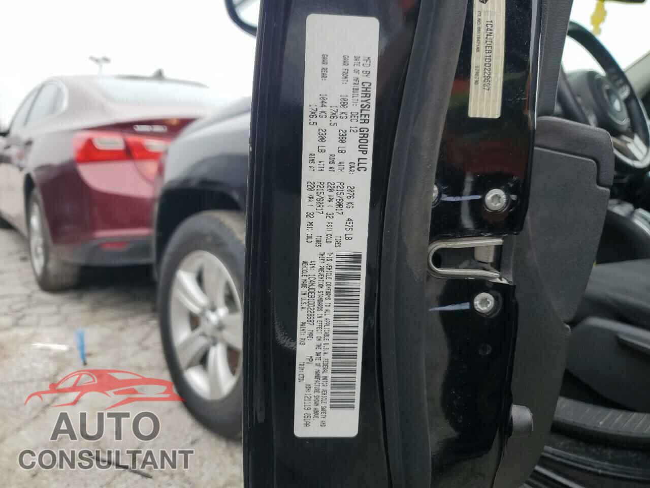 JEEP COMPASS 2013 - 1C4NJDEB1DD228687