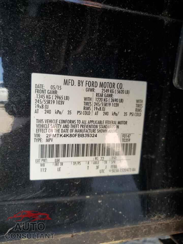FORD EDGE 2015 - 2FMTK4K80FBB39324
