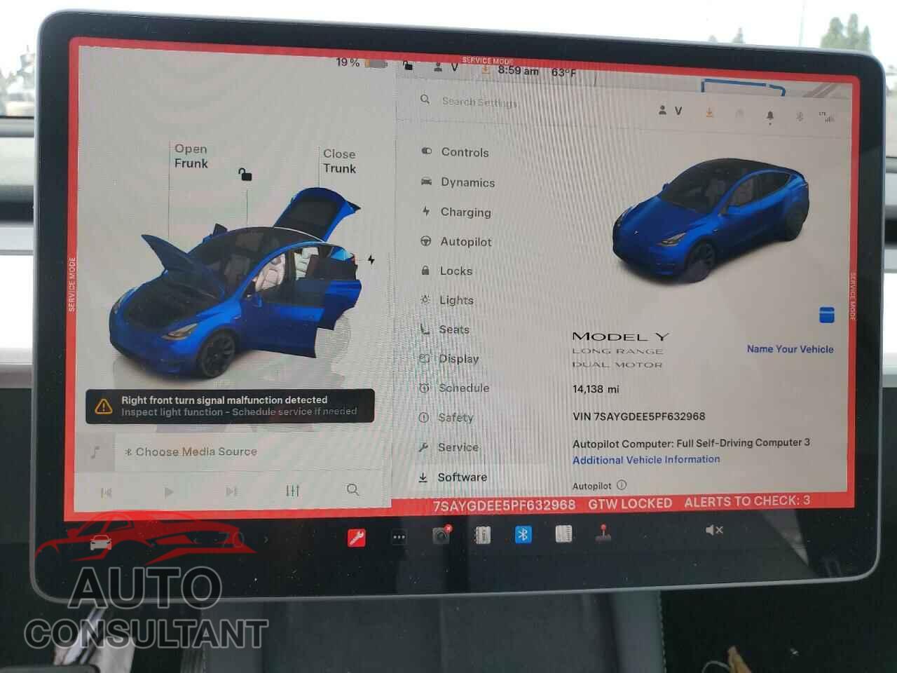 TESLA MODEL Y 2023 - 7SAYGDEE5PF632968