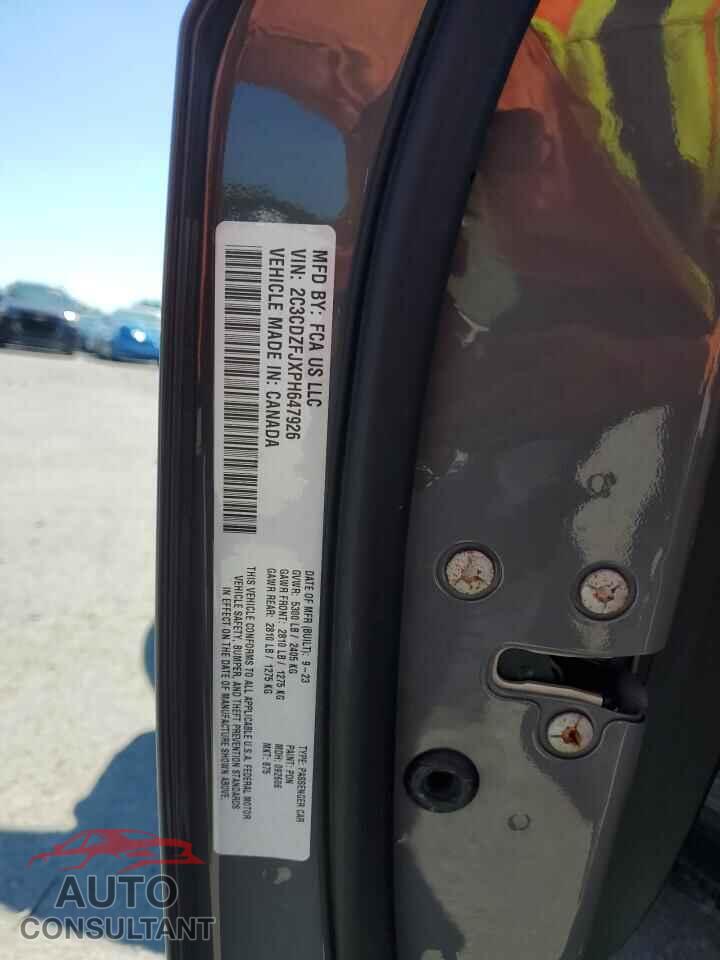 DODGE CHALLENGER 2023 - 2C3CDZFJXPH647926