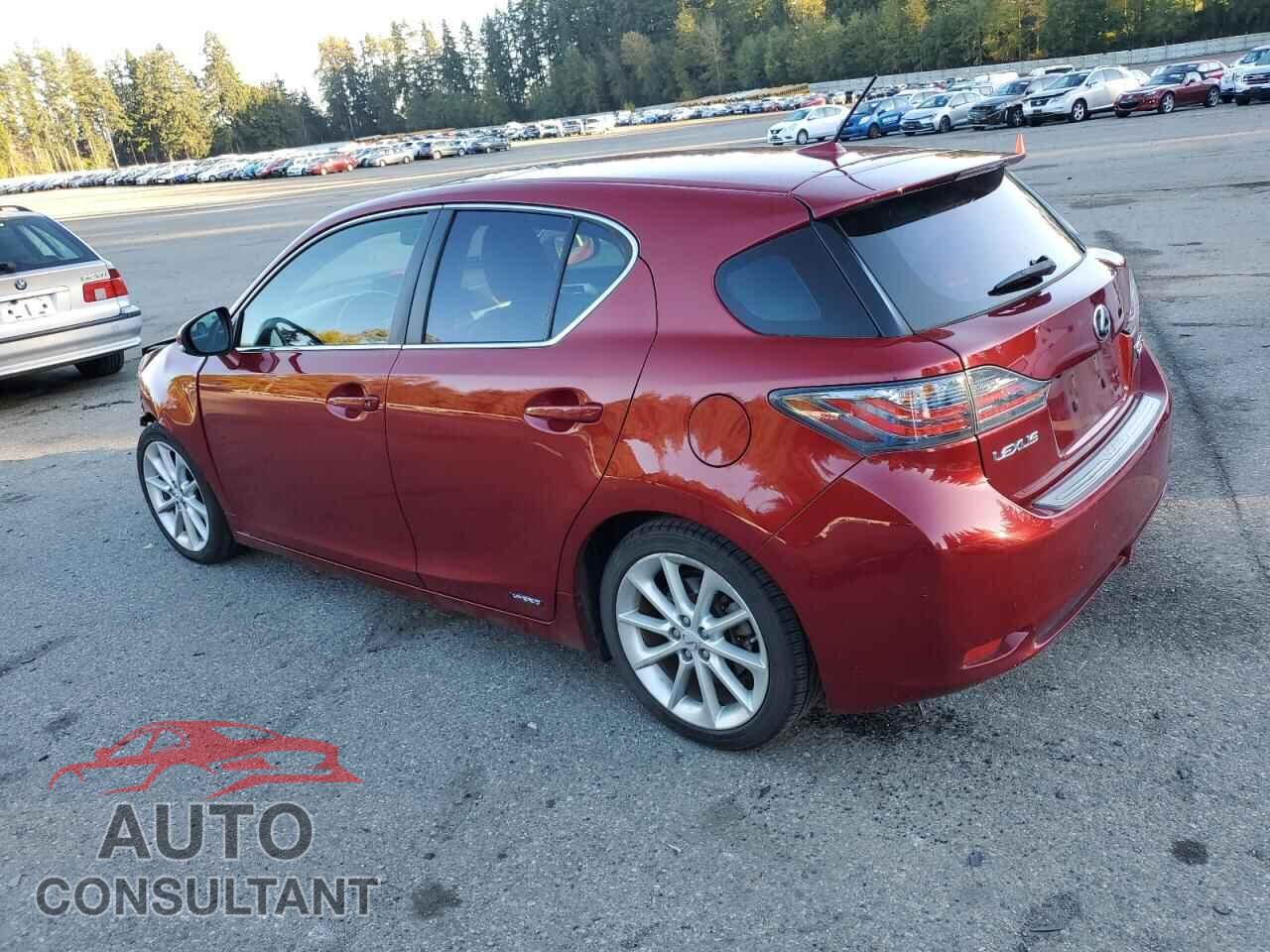 LEXUS CT 200 2013 - JTHKD5BH2D2157504