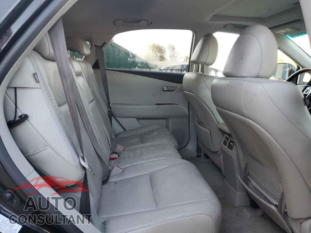 LEXUS RX350 2010 - 2T2BK1BA0AC075279