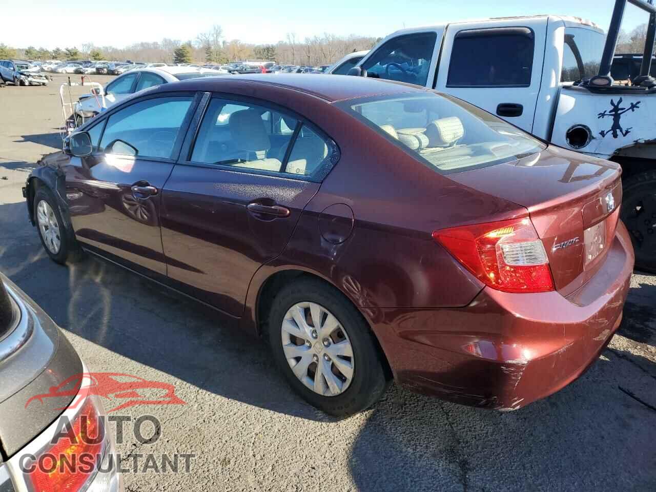 HONDA CIVIC 2012 - 19XFB2F50CE355717