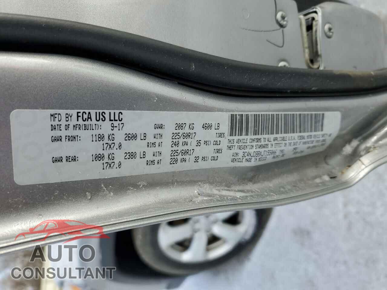 JEEP COMPASS 2018 - 3C4NJDBBXJT155006