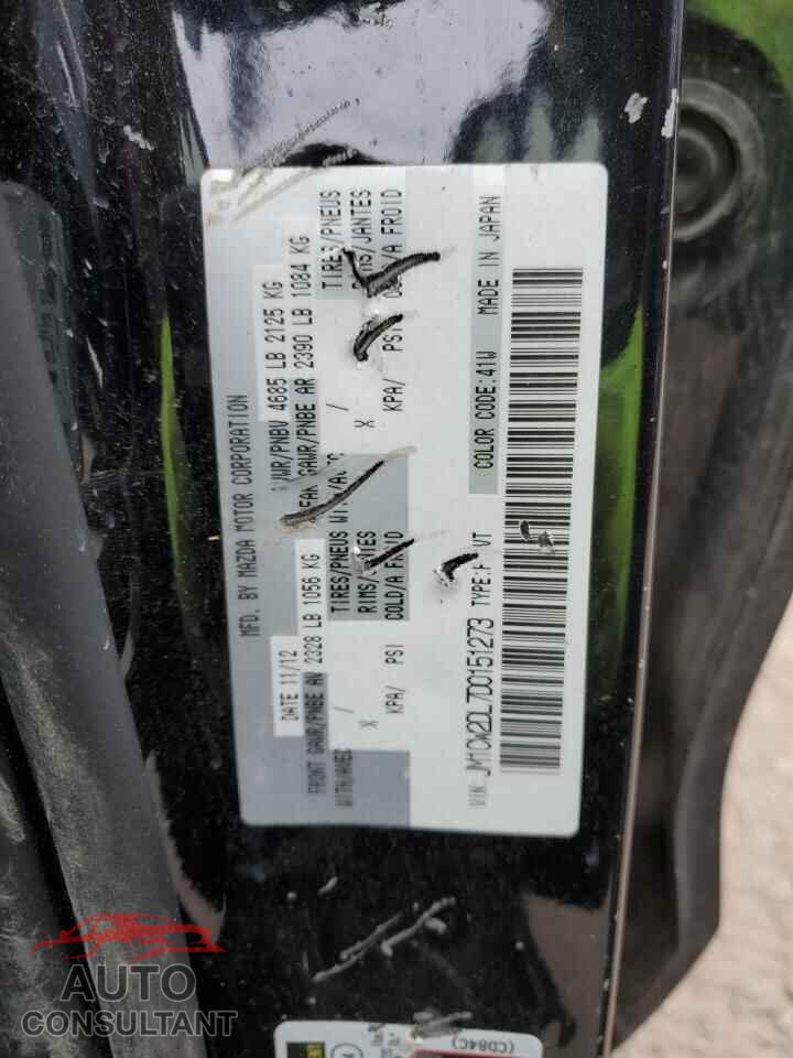 MAZDA 5 2013 - JM1CW2DL7D0151273