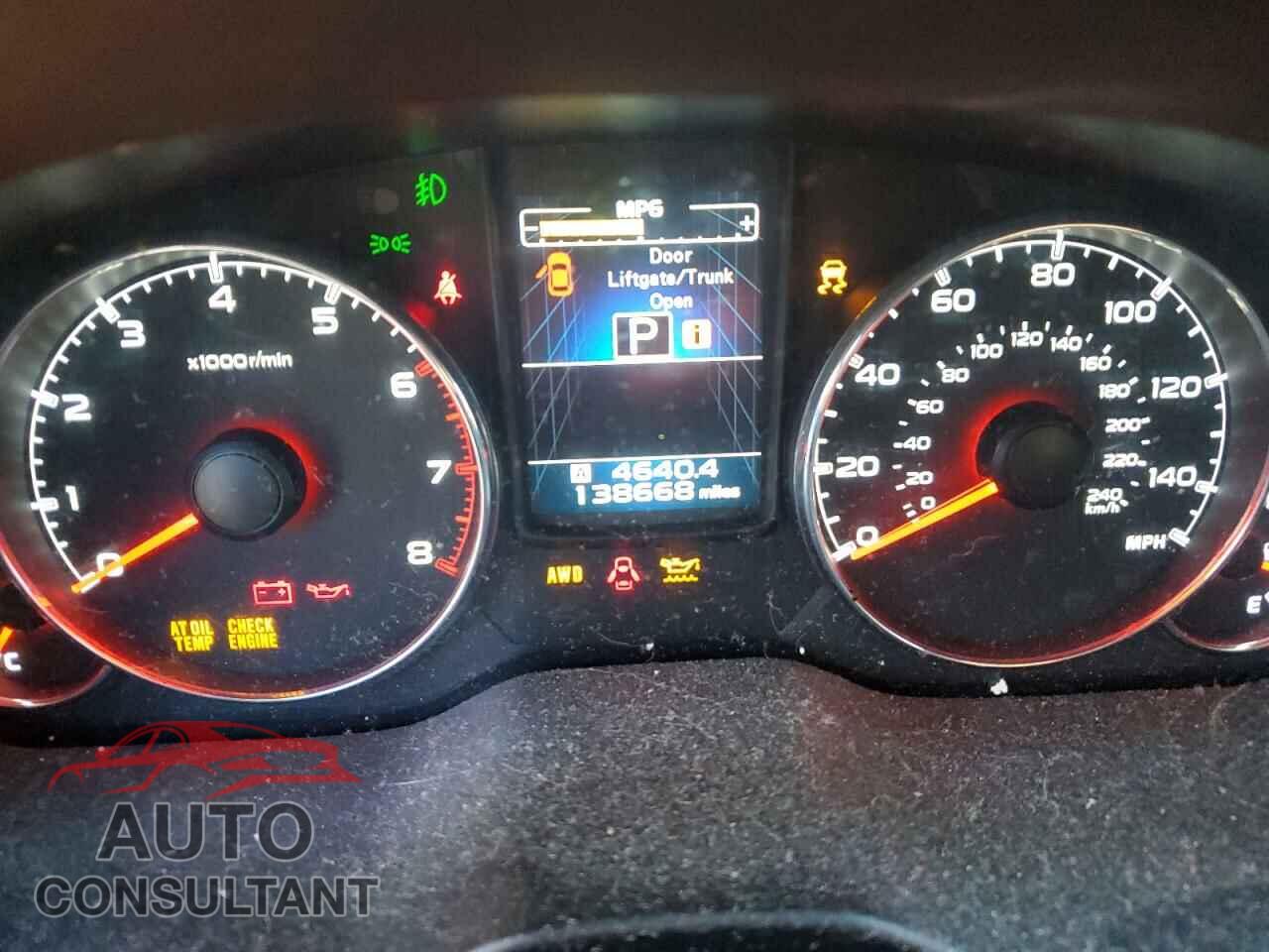 SUBARU OUTBACK 2013 - 4S4BRBLC8D3214203