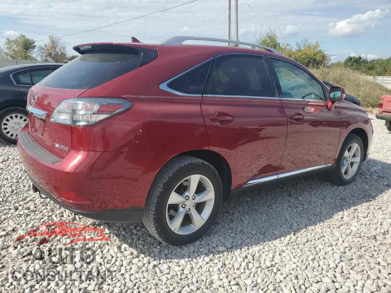 LEXUS RX350 2010 - 2T2BK1BA9AC021155