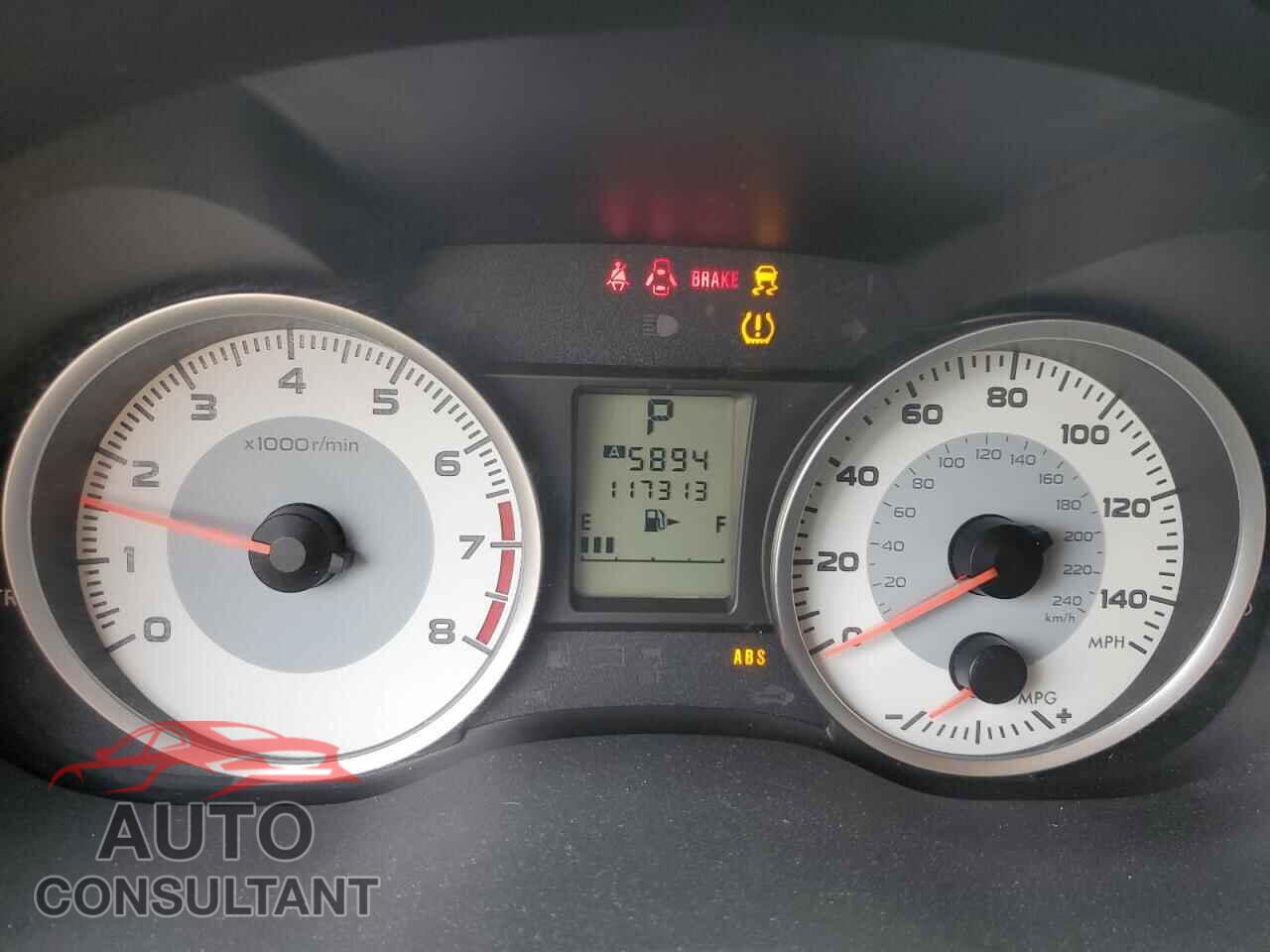 SUBARU IMPREZA 2012 - JF1GJAC67CH027807