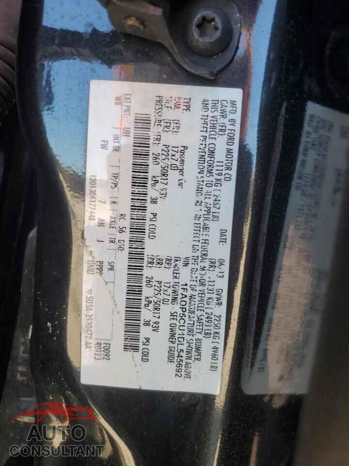 FORD CMAX 2013 - 1FADP5CU1DL545692