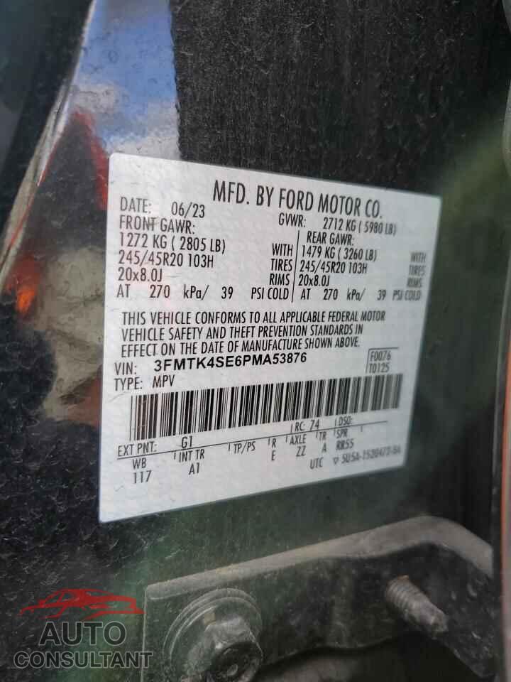FORD MUSTANG 2023 - 3FMTK4SE6PMA53876
