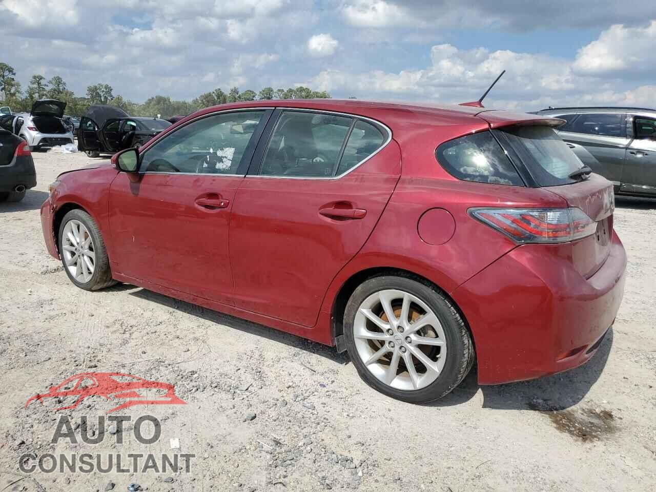 LEXUS CT 200 2012 - JTHKD5BH1C2090926