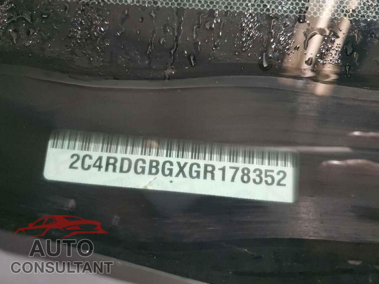DODGE CARAVAN 2016 - 2C4RDGBGXGR178352