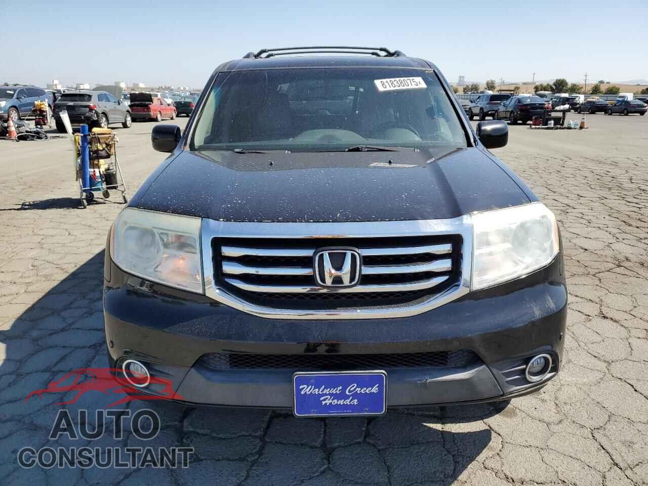 HONDA PILOT 2012 - 5FNYF4H98CB039372
