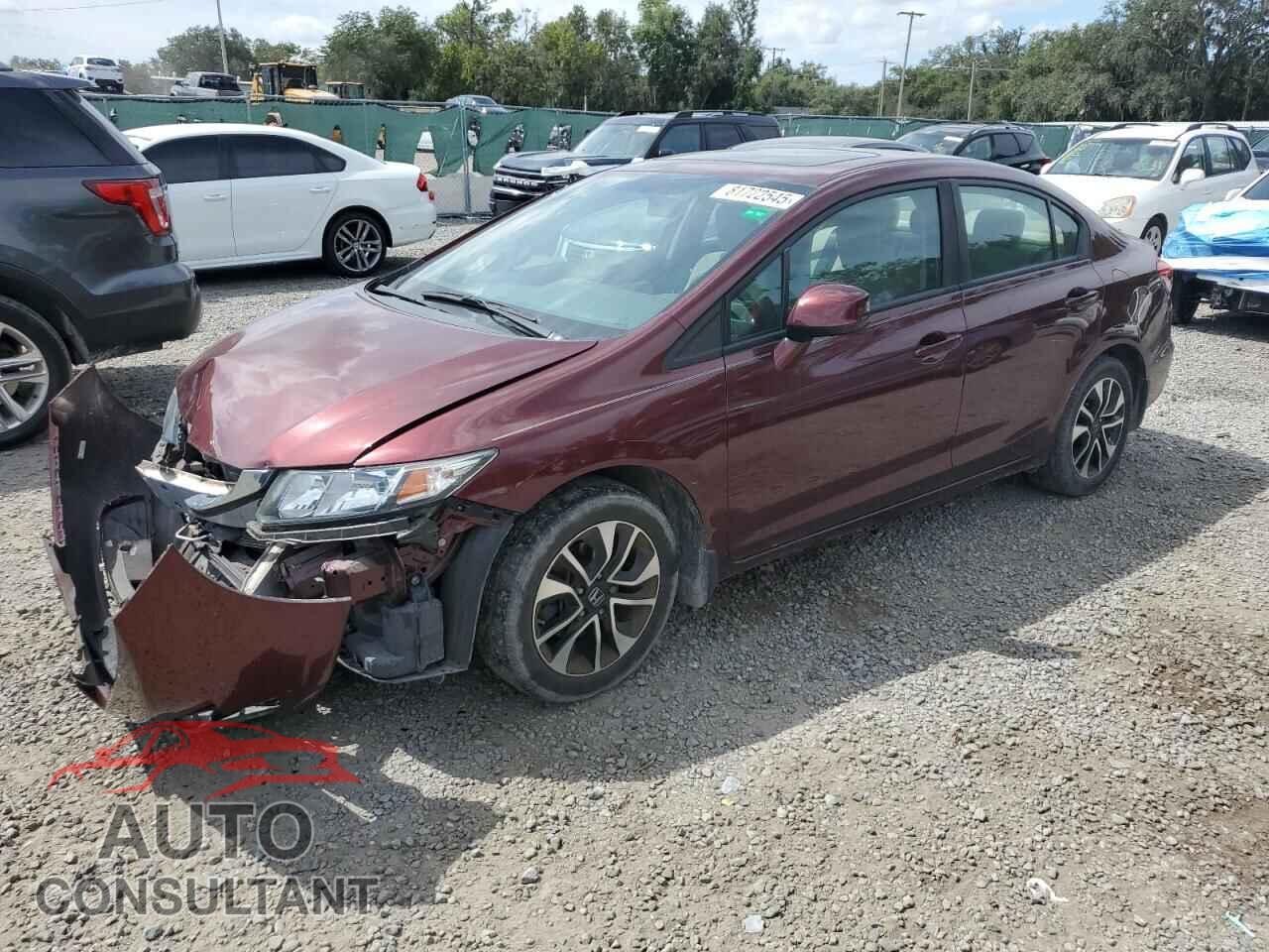 HONDA CIVIC 2013 - 19XFB2F81DE052733