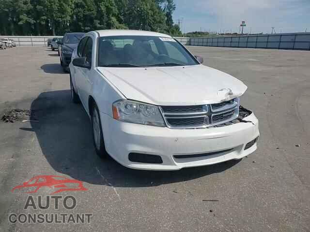 DODGE AVENGER 2013 - 1C3CDZAB8DN519509