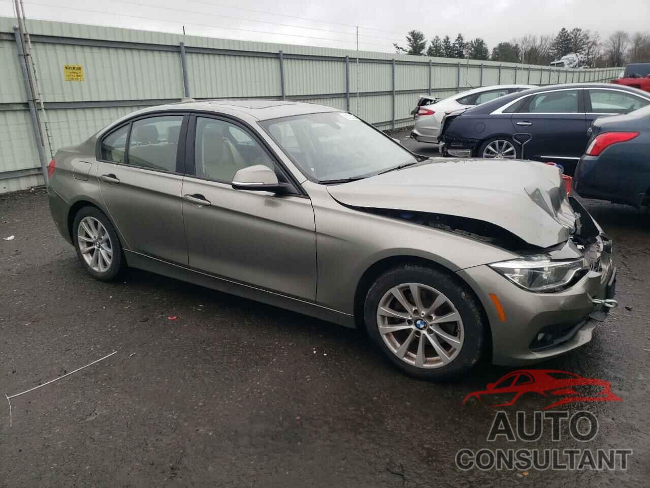 BMW 3 SERIES 2018 - WBA8A3C52JA505569